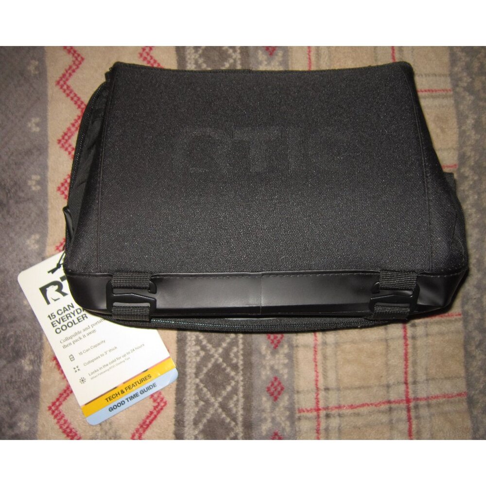 RTIC New 15 Can Everyday Cooler Soft 16 qt Collapsible Bottle Opener Black